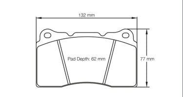 Pagid Racing Brake Pads No. 2487 - Discovery Parts